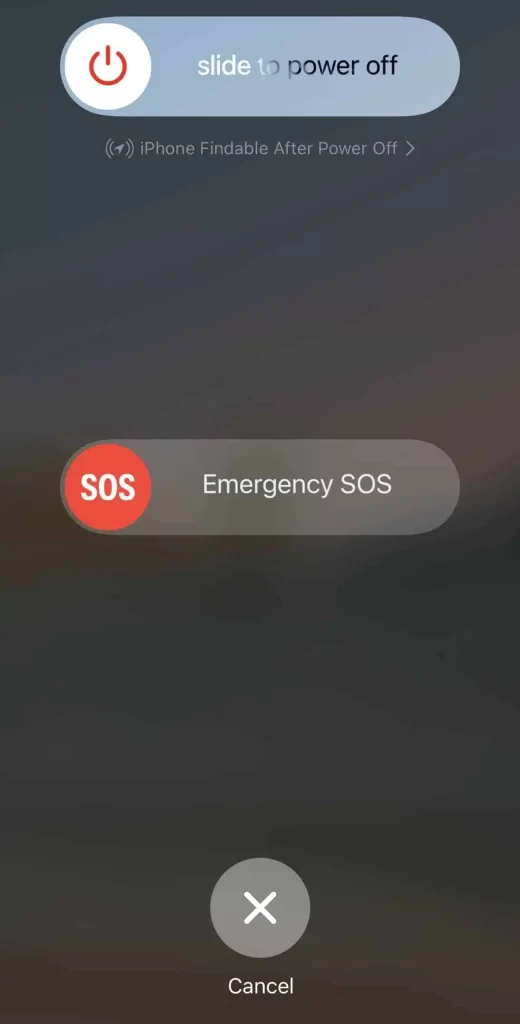 Restart iPhone