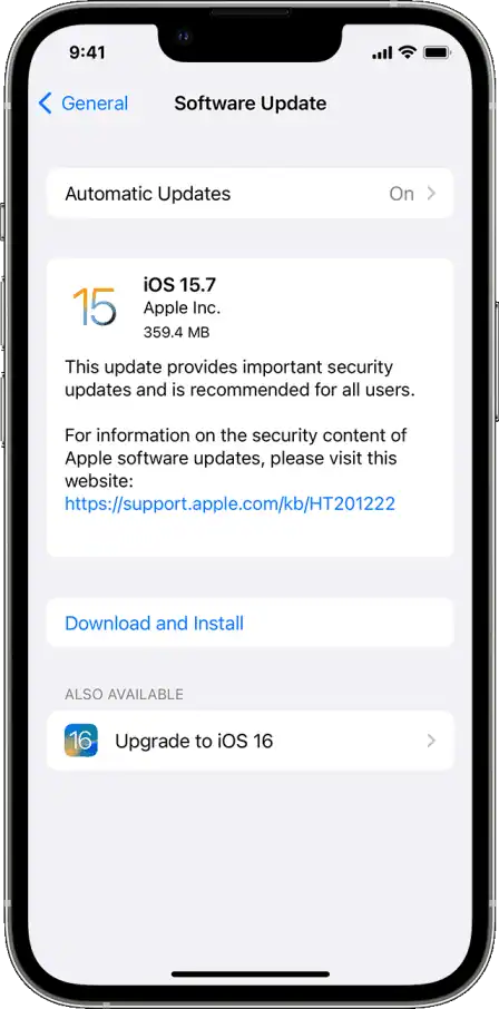 Update iPhone Software