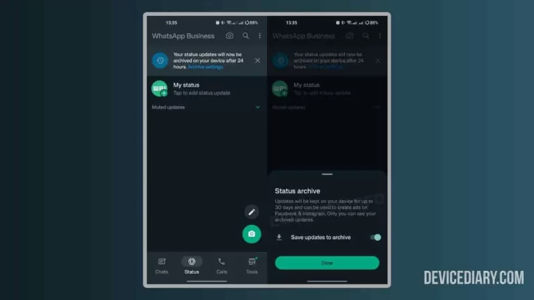 WhatsApp is Rolling Out Status Archive Feature for Businesses